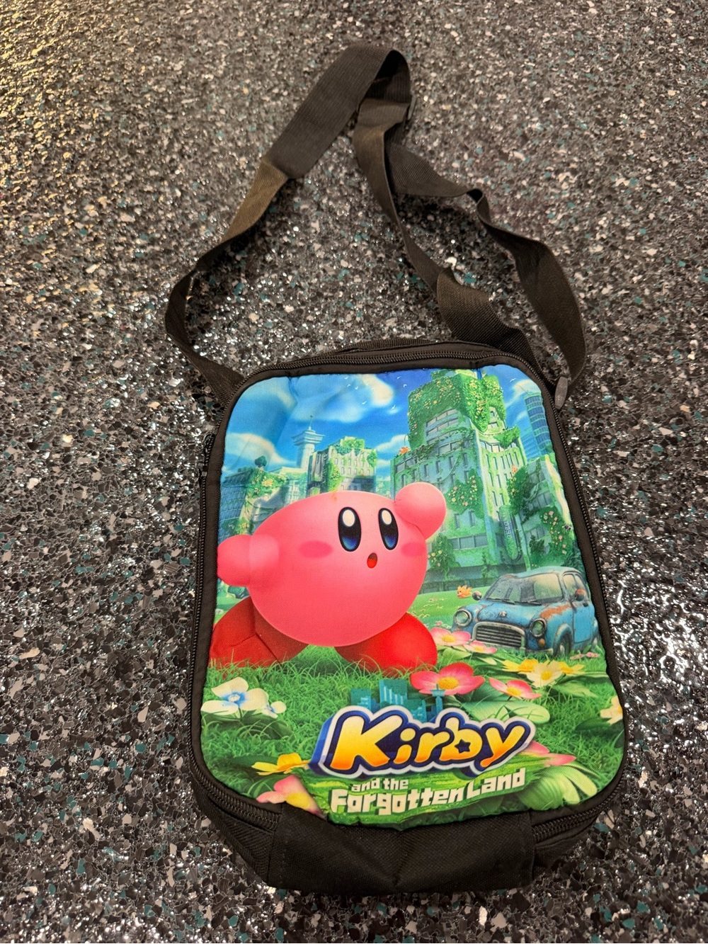 Kirby Kirby & the Forgotten Land Insulated Shoulder Lunch Bag Cooler